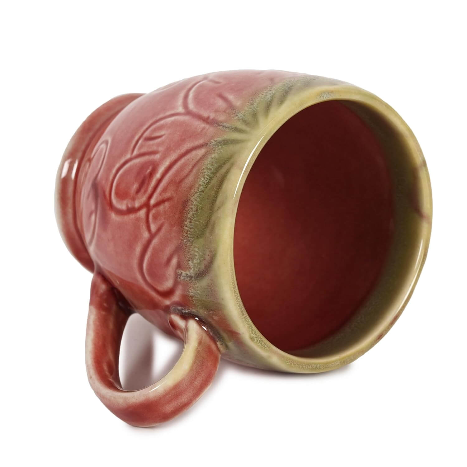 Pink Bloom Ceramic Coffee Mug Set of 4