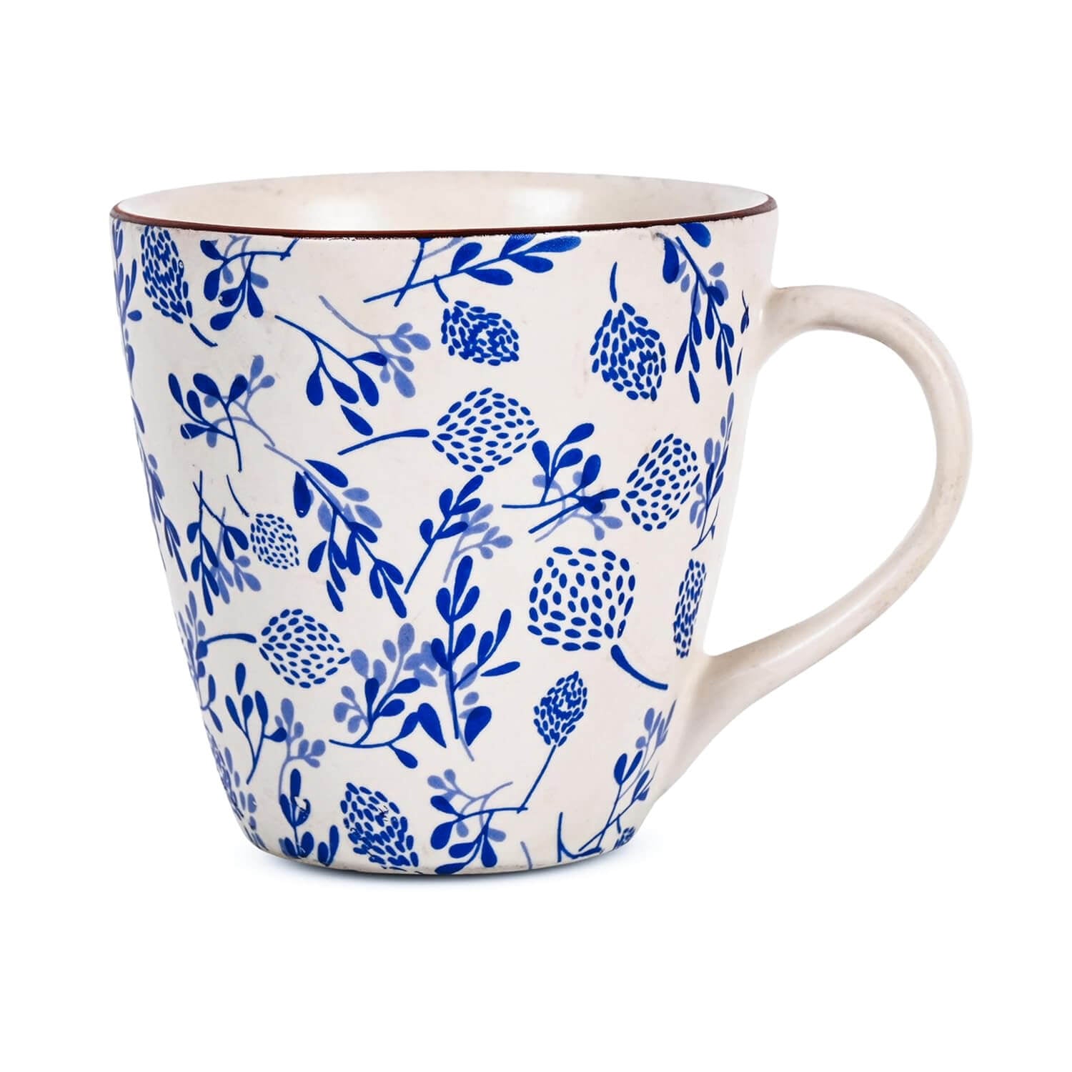 Royal Azure Ceramic Coffee Mug Set of 4