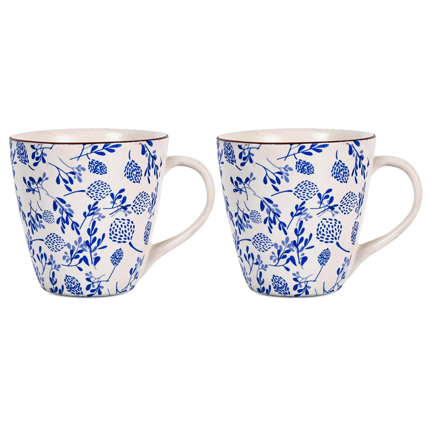 Royal Azure Ceramic Coffee Mug Set of 4